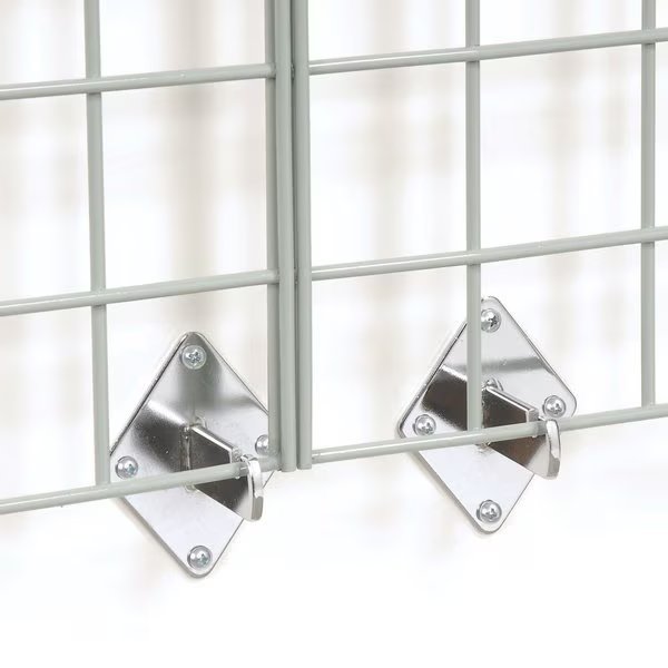 Chrome Plated Grid Wall Brackets, Nexel, Mfr#: GW/WB